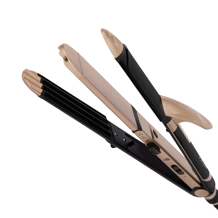 2-in-1 Hair Straightener & Crimper | Ceramic Coated Hair Styling Tool | Fast Heating Professional Hair Straightener for Women