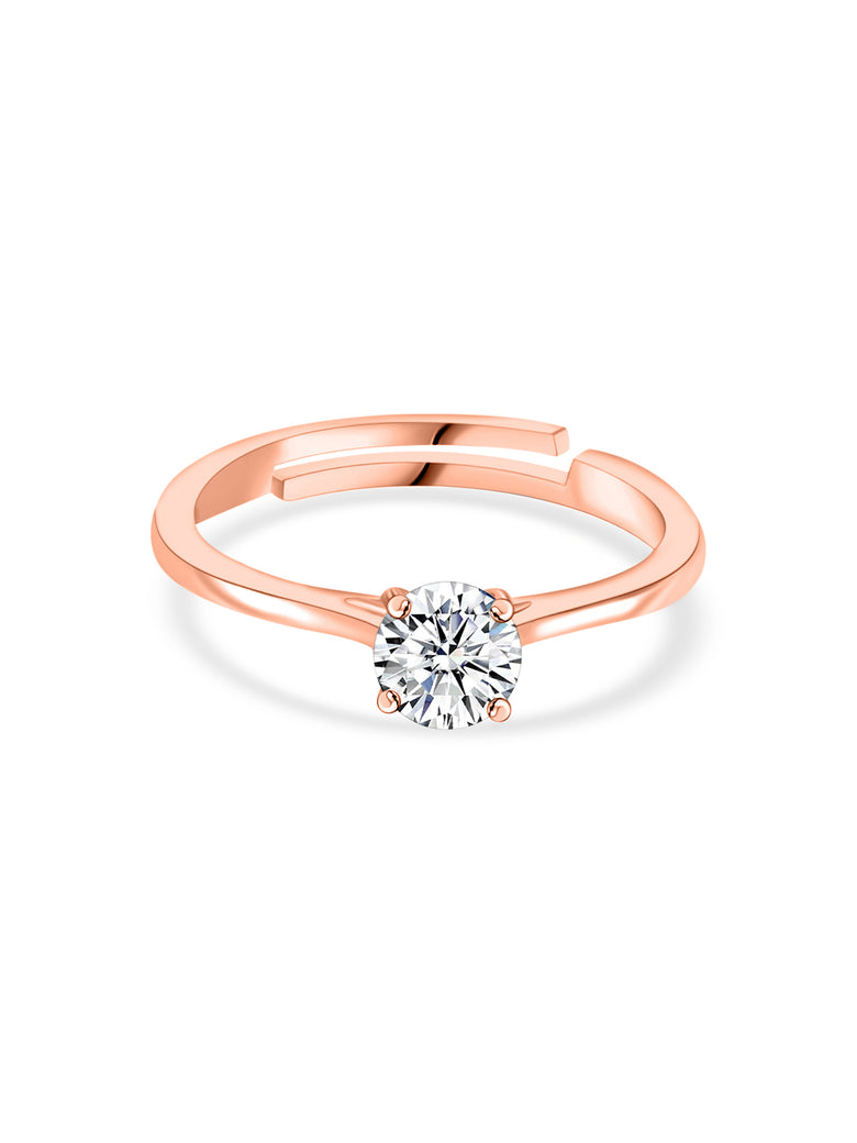 Women's Gold Plated  Adjustable Ring for Girls & Women