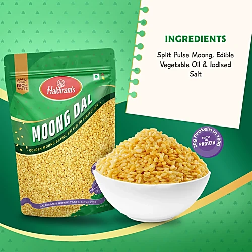 Haldiram's Moong Dal Namkeen, 200 g Pouch