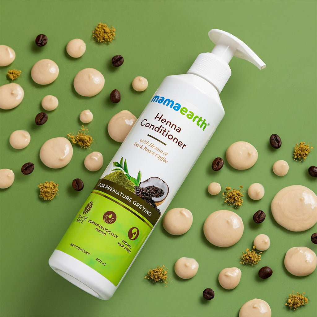 Mamaearth Henna  Conditioner with Henna & Dark Roast Coffee