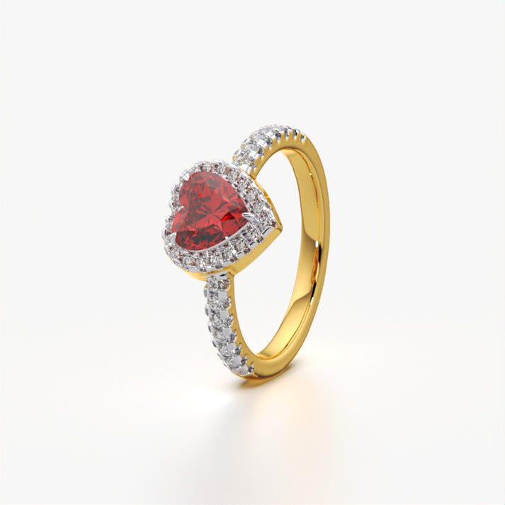 Women's Gold Plated Star Design Cubic Zirconia Adjustable Ring for Girls & Women