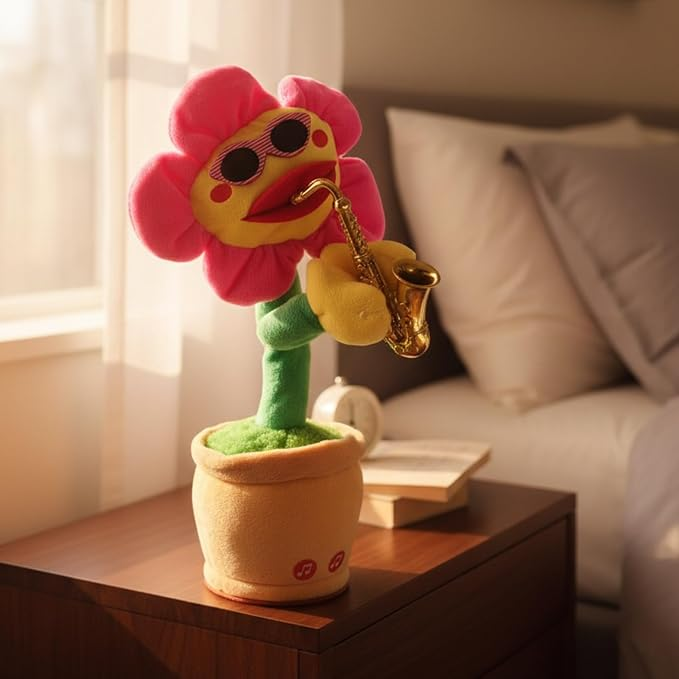 Dancing Cactus Plush Toy with 120 Songs – Musical Talking Cactus Toy